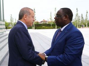 Cumhurbaşkanı Erdoğan, Senegal Cumhurbaşkanı Sall İle Görüştü