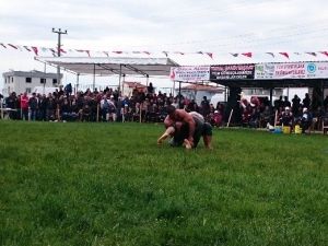 Başpehlivan Recep Kara’dan Kırkpınar Provası