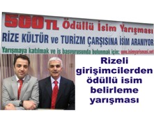 İsmi belirle 500 YTL ödülü kap