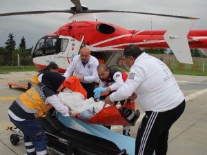 Kendini Vuran Lise Öğrencisi Kız Helikopter İle Hastaneye Kaldırıldı