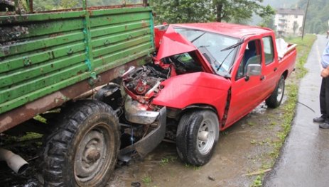 Rize'de Kaza: 4 Yaralı