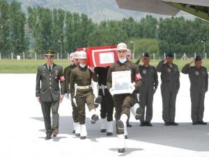 Mardin’de Şehit Olan Astsubayın Naaşı Tokat’a Getirildi