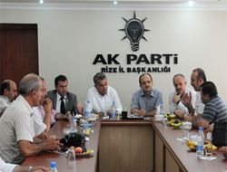 AK Parti'nin Rizeli Vekilleri Rize'de