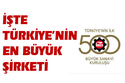 İşte Türkiye'nin en büyük şirketi