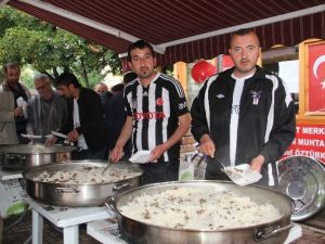 Beşiktaşlılar Şampiyonluklarını Etli Pilav Dağıtarak Kutluyor