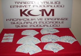 Trabzon'da sahte para operasyonu