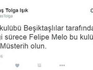 Beşiktaşlı Yöneticiden Melo Açıklaması
