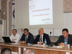 Okul Müdürleri Performans Değerlendirme Semineri