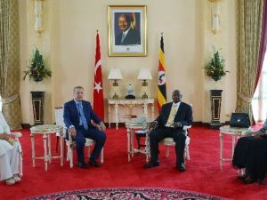 Cumhurbaşkanı Erdoğan, Ugandalı Mevkidaşı Musevei İle Görüştü