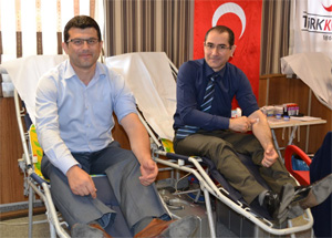 Rize'de Sağlık Personelinden Kızılay'a Kan Bağışı