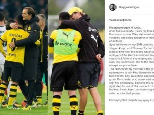 İlkay Gündoğan Dortmund’a Veda Etti