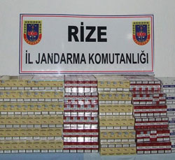 Jandarma kaçak sigara avında