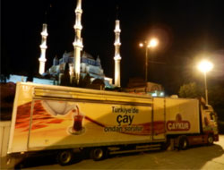 Çaykur Tanıtım Tırı Edirne'de