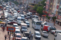 Rize'de Trafikteki Araç Sayısı Arttı