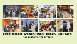 Yüce'den Yeni Başkanlara ziyaret