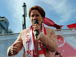Mhp Genel Başkan Adayı Akşener, Nevşehir’de Miting Düzenledi