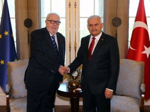 Başbakan Yıldırım, Avrupa Konseyi Parlamenter Meclisi Başkanı Agramunt’u Kabul Etti