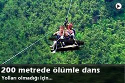 200 metrede ölümle dans