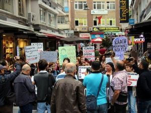 Kadın Eylemcilere “Sizin Kocanız Nerede” Tepkisi