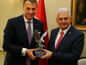 Başbakan Binali Yıldırım, Fikret Orman’ı Kabul Etti