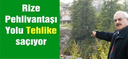Çöken yol korkutuyor