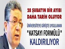 Üniversiteye Girişte KATSAYI Kalkıyor
