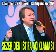 Sezer'den istifa açıklaması