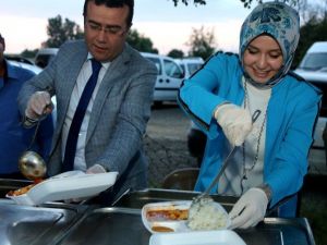 Atakum’da Köy Konağında İftar