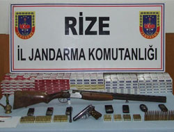 Rize`de Jandarma Operasyonu