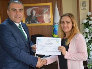 Görele’de Yeni Girişimcilere Belgeleri Verildi