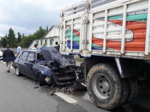 Rize’de Trafik Kazası: 1 Yaralı