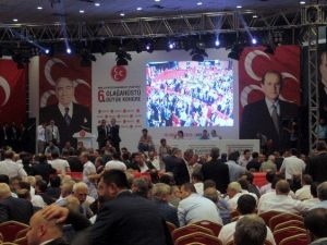 Mhp Kurultayında Salt Çoğunluk Sağlandı