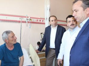 Milletvekili Ceylan’dan, Hastane Ziyareti