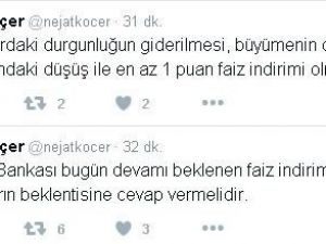 Merkez Bankası’na Faiz İndirimi Çağrısı