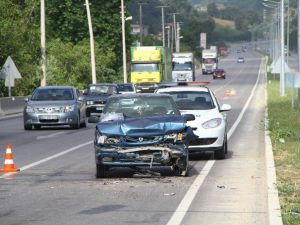 Samsun’da Trafik Kazası: 1 Yaralı