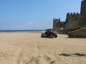 Sinop Belediyesi’nden Plaj Temizliği