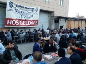 Çorum Belediyesi’nden Hamur’da Kardeşlik İftarı