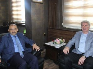 Vali Ustaoğlu’ndan Başkan Memiş’e Ziyaret
