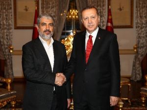 Cumhurbaşkanı Erdoğan Hamas Siyasi Büro Başkanı Meşal’i İstanbul’da Kabul Etti