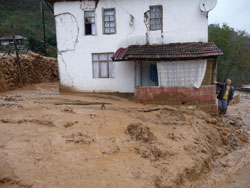 Ordu'da heyelan 2 Yaralı