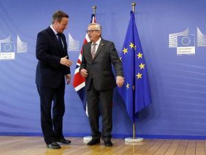 Cameron, Ab Liderleriyle Görüşüyor