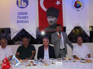 Çorum Ticaret Borsası’ndan İftar Yemeği