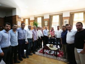 Boluspor Yönetimi, Bolu Belediye Başkanı Yılmaz’ı Ziyaret Etti