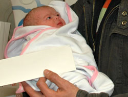 Rize'de Günün En Şanslı Bebeği