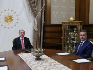 Cumhurbaşkanı Erdoğan, Mit Müsteşarı Fidan’ı Kabul Etti