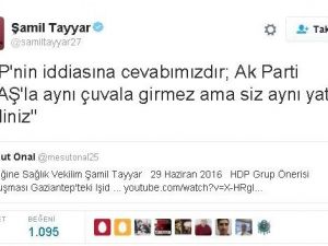 Şamil Tayyar’dan Hdp’ye ’Deaş’ Cevabı