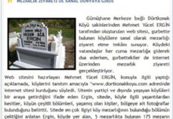 Sonunda bu da oldu! Web Üzerinden Mezarlık Ziyareti