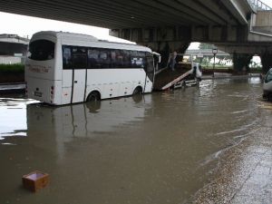 Samsun’da Sağanak Yağış