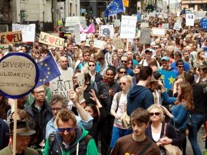 Londra’da Ab Yanlılarından Referandum Sonucuna Protesto