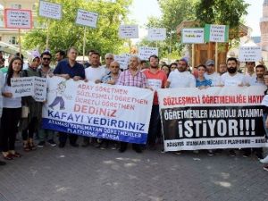 Bursa’da Atanamayan Öğretmenler ’Delirdi’